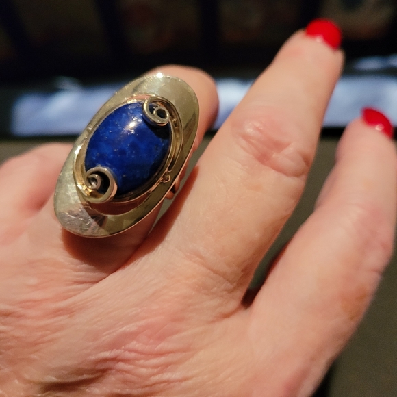 Lapis ring - Picture 2 of 3